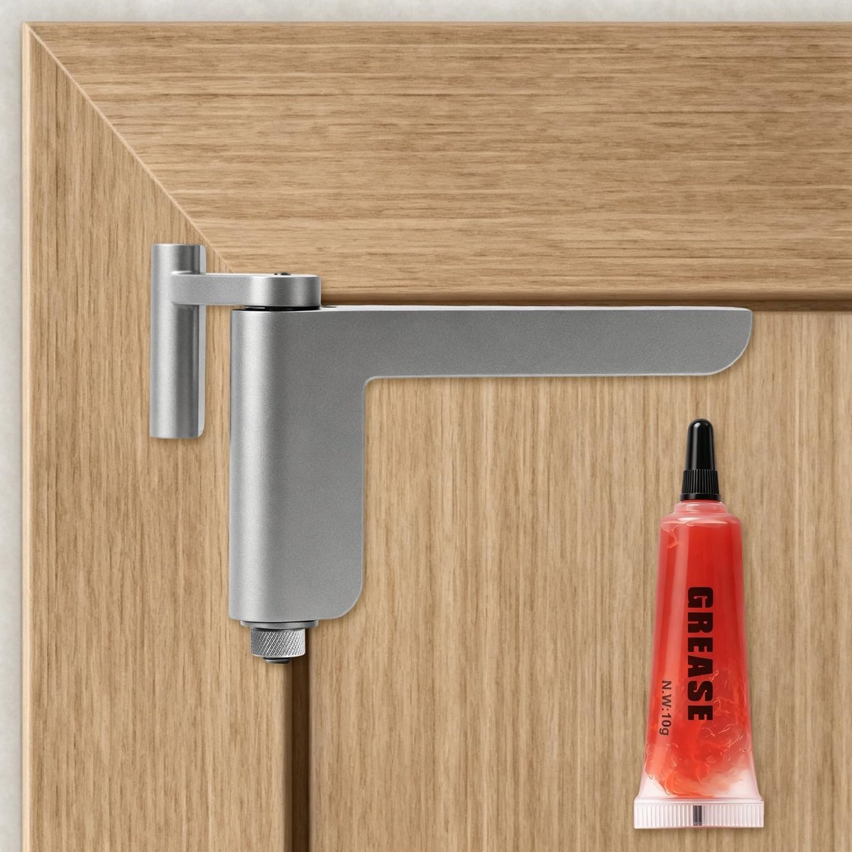 Solidchoice - Automatische Deursluiter zonder Boren voor Lichte Binnendeuren
