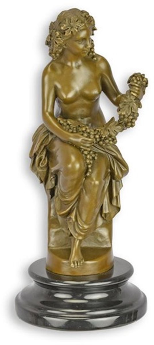 Bronzen beeld - Bachante - sculptuur - 27,3 cm hoog