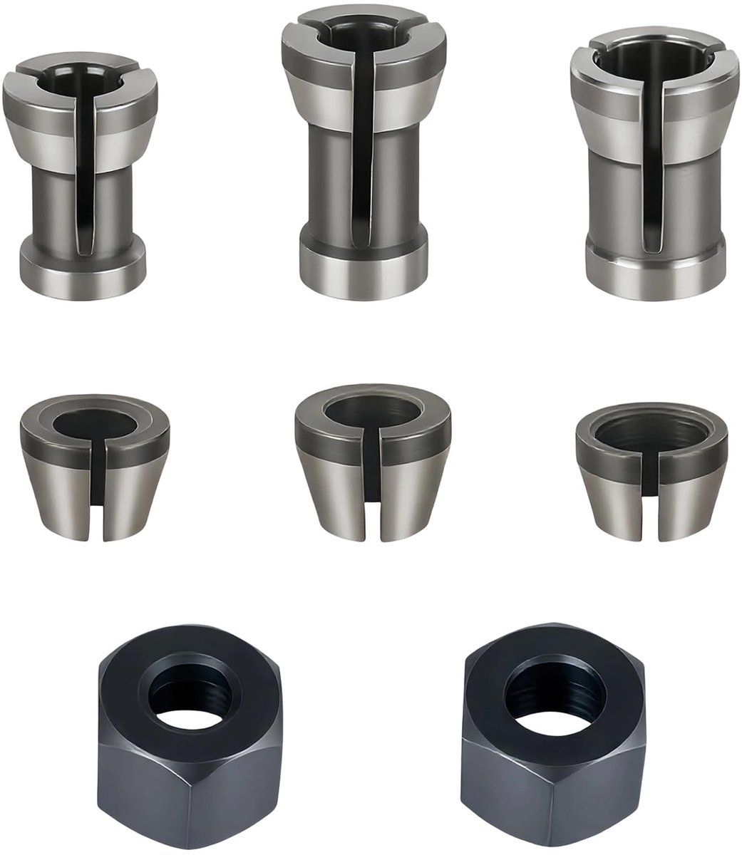 Solidchoice - Spantangenset voor Bovenfrezen met 8 Stuks
