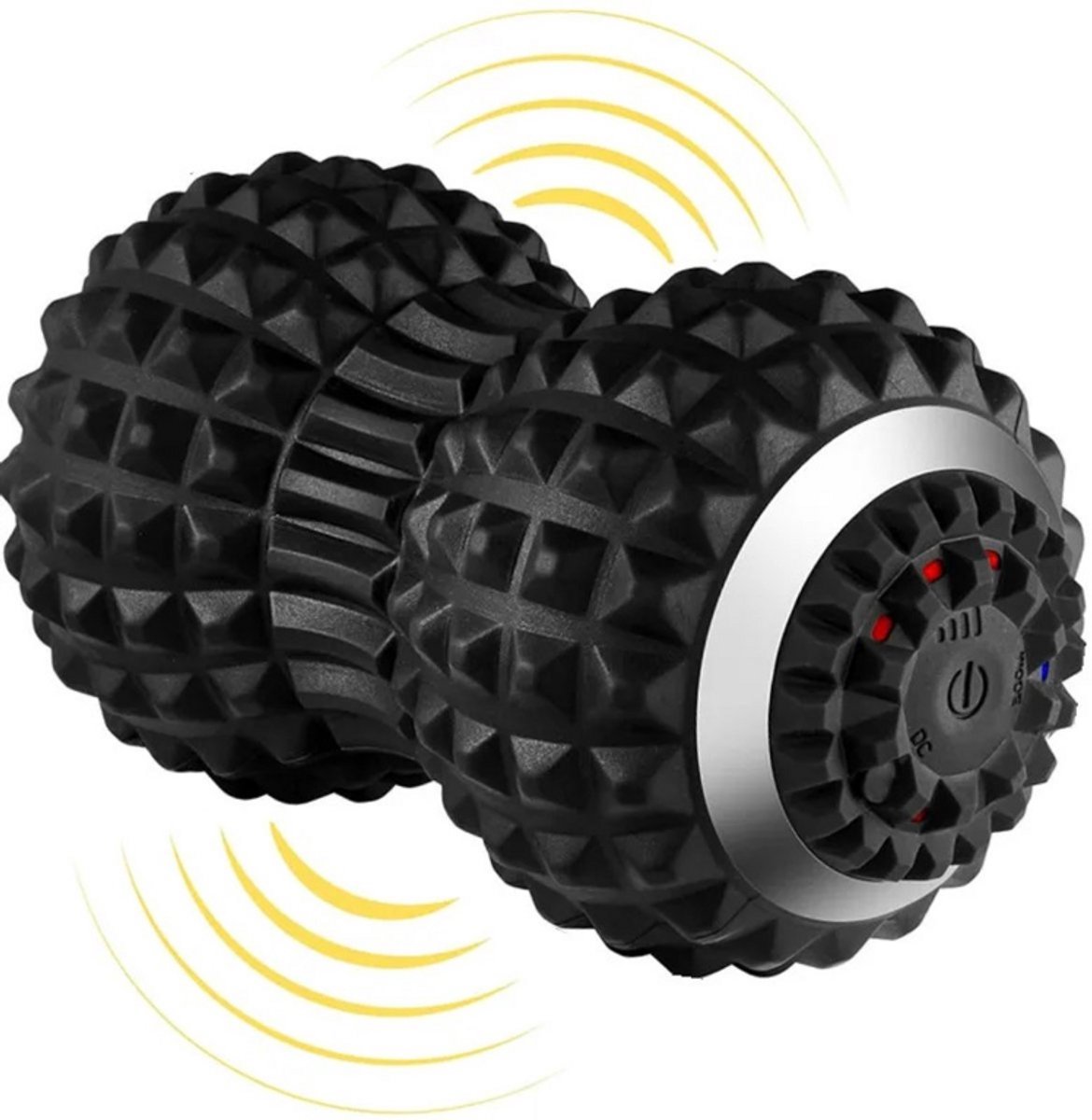 Elektrische Massage Pindabal - 4-Snelheden Vibrerende Usb Oplaadbare Sport- en Yoga Foam Roller voor Spierontspanning, Pijnverlichting, Spierherstel, Verhelpt Spierknopen en Verlicht Spierpijn