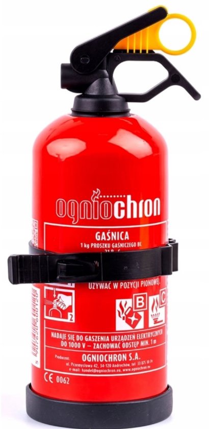 1kg poederblusser - brandblusser - poederbrandblusser - droogblusser - ogniochron