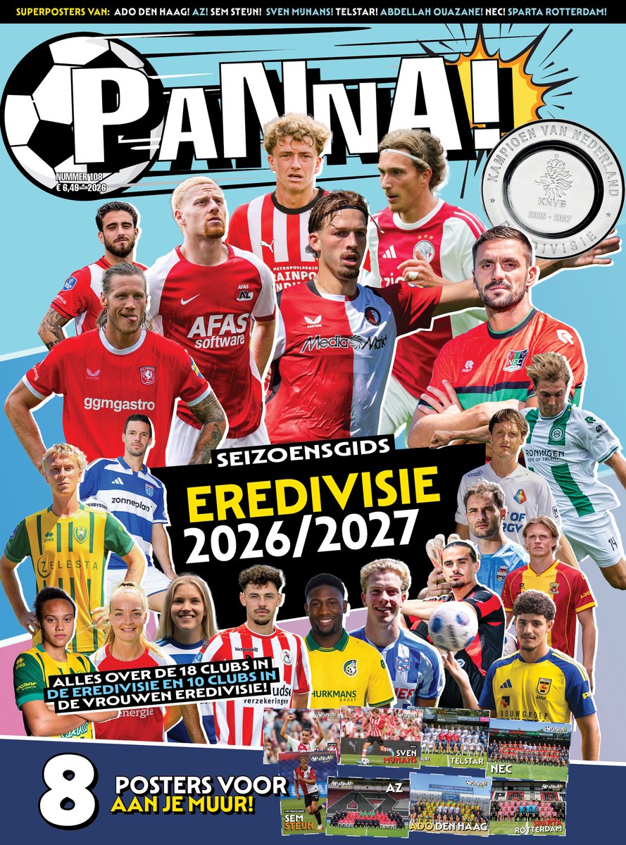 PANNA! Magazine 108 - Eredivisie 2026/27 - Voetbal - Magazine