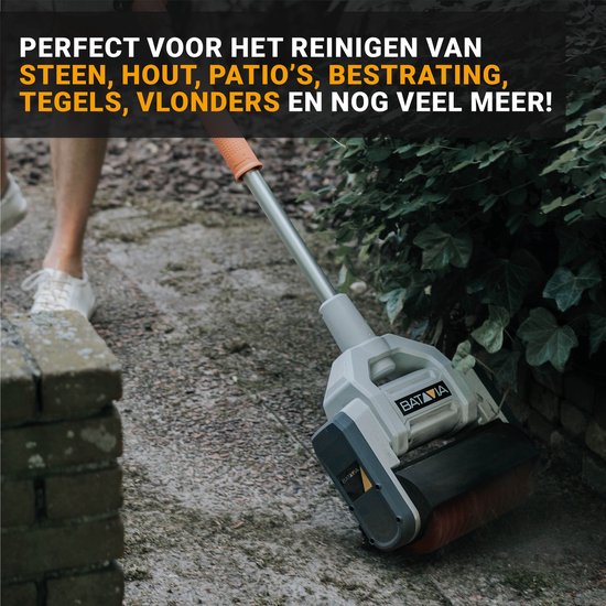 Batavia 1020W Schoonmaakborstel & terrasreiniger Maxxbrush® - Verwijdert onkruid, mos, algen, zand en ander hardnekkig vuil - Maxxseries van Batavia — afbeelding 5