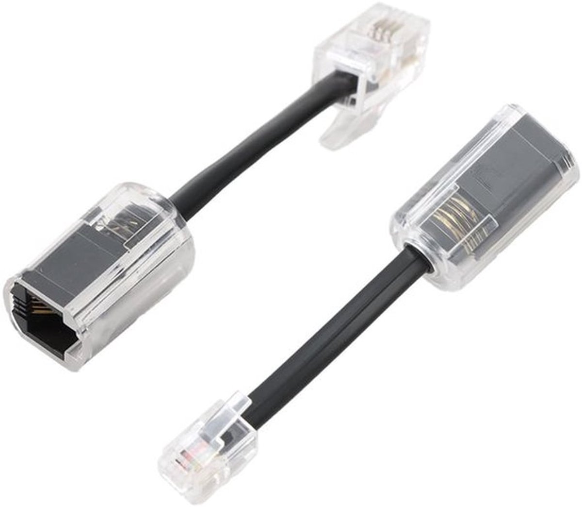360° Draaibare RJ9 Adapter voor Handset Kabels