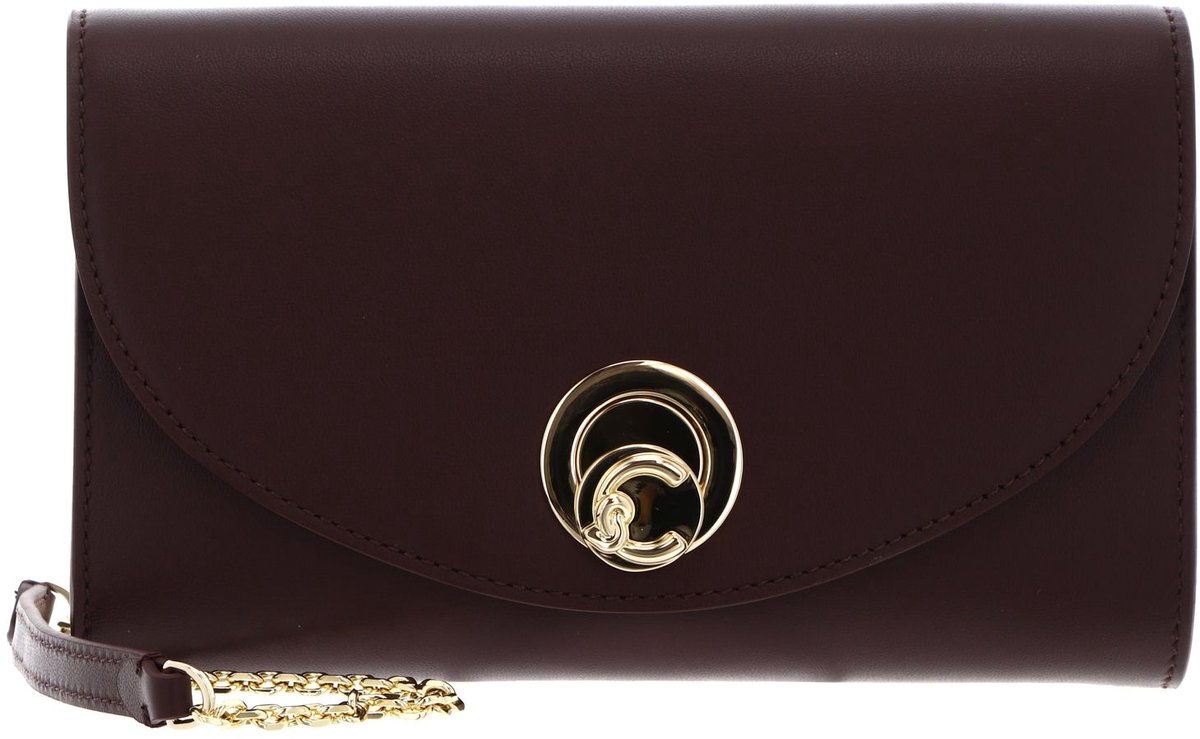 COCCINELLE Leren schoudertas Nikla Smooth Handbag Smooth Leather Berry donkerpaars