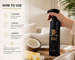 Bobtech Cleaning - Roomspray - Luchtverfrisser - Pinacolada