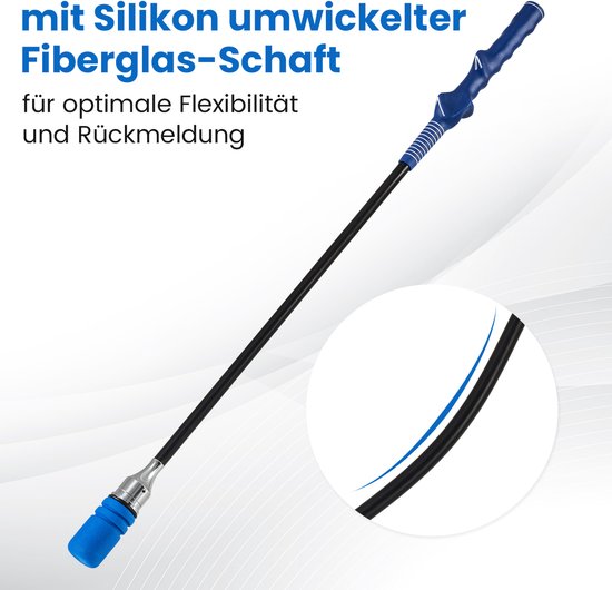 COSTWAY Golf Swing Trainer, 80 cm golftrainingshulp met gewichtskop, antislip grip & geluid, golfvliegtrainer voor houdingscorrectie, golfzwaaitrainer-hulp voor binnen en buiten van Costway — afbeelding 2