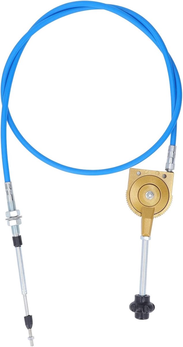 Throttle Kabel voor Graafmachine, 6.6ft Handmatige Gasbediening, Weerbestendige PU RVS Kabel voor Graafmachine en Mixer