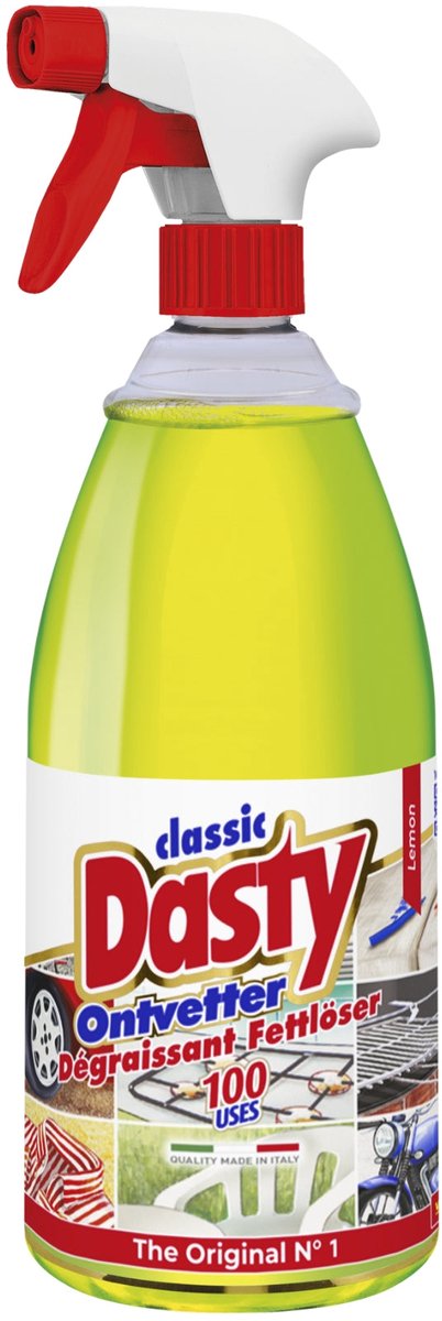 Dasty Ontvetter Spray Citroen – Krachtige Vetverwijderaar 1L