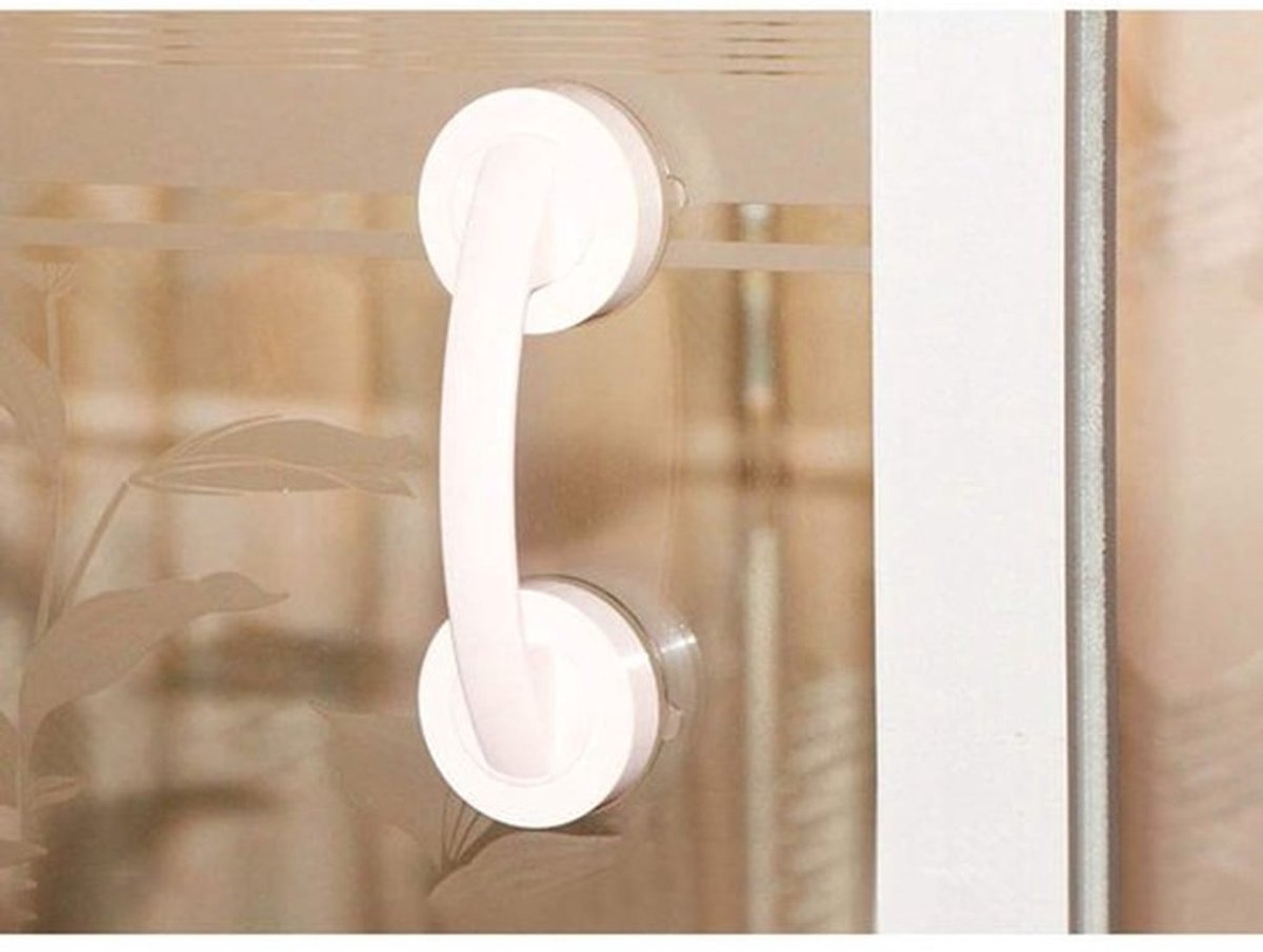 Zuignap Veiligheid - Antislip Handgreep - Draagbare Beugel - Snelle Installatie - Geschikt voor Tegels/Glas - 19,4x6,5x4,7 cm