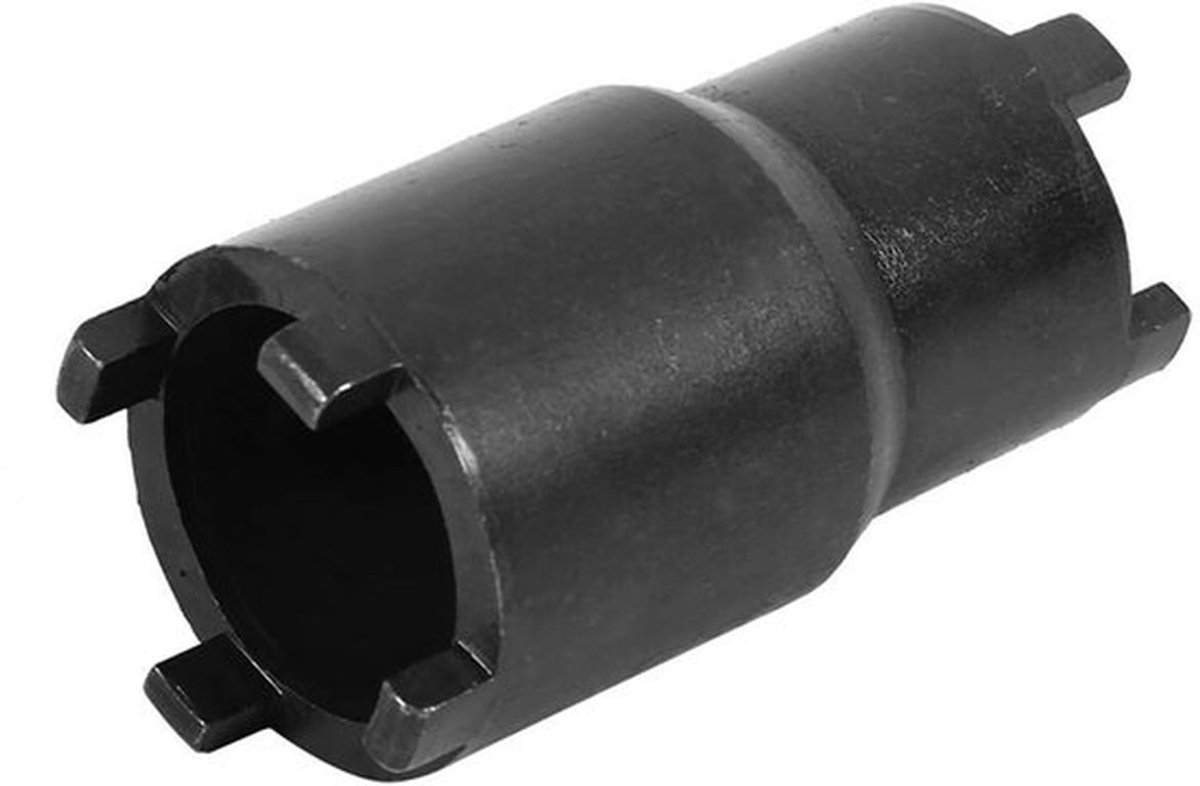 Koppelingssleutel 2-in-1 - Borgmoer/Contramoer - Gereedschap - Groefspanner met 4-pins Vergrendeling - Geschikt voor 14 mm Koppelingsborgmoer - Vervangingsgereedschap # 07716-0020100