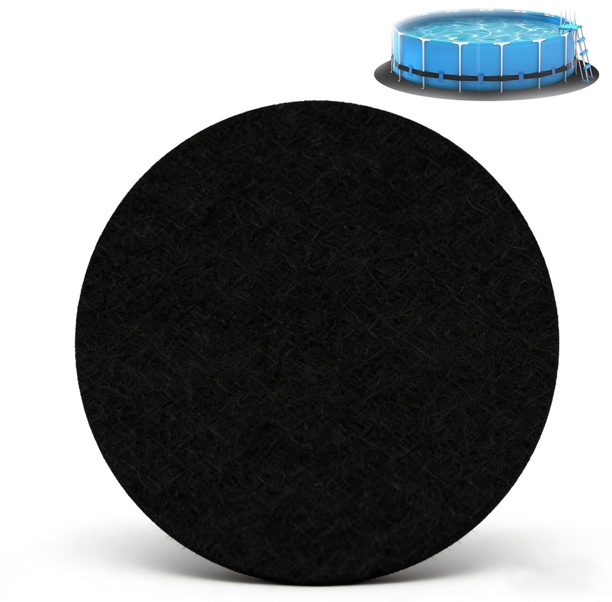 Solidchoice - Antislip Zwembadonderlegger Rond 460 cm