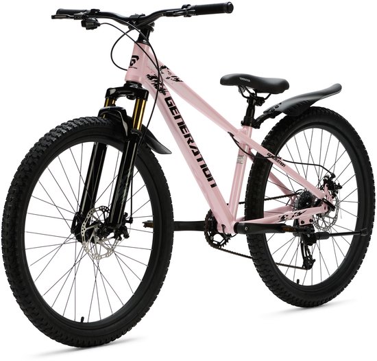 Generation X8 Mountainbike 26 inch - Lichtroze met Spatborden van Generation — afbeelding 3