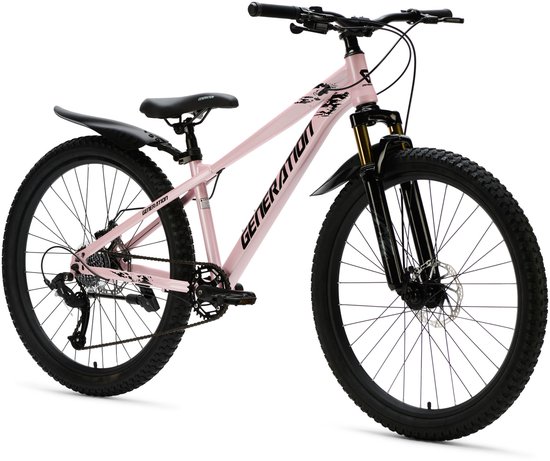 Generation X8 Mountainbike 26 inch - Lichtroze met Spatborden van Generation — afbeelding 2