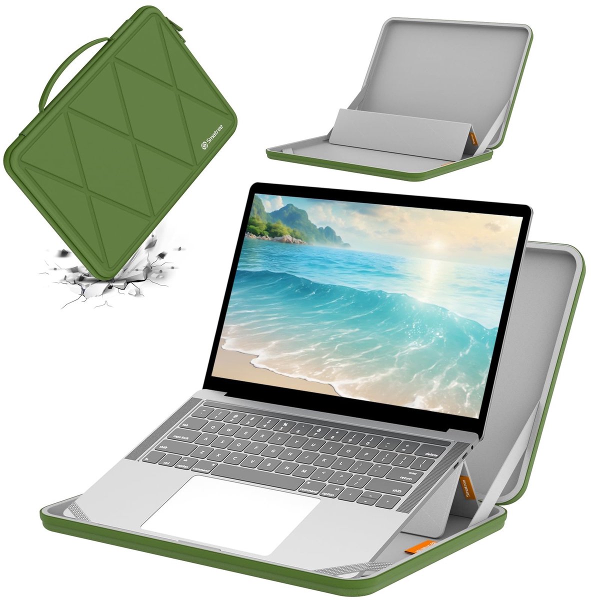 Solidchoice - Harde Beschermende Laptophoes 17 Inch voor Diverse Merken