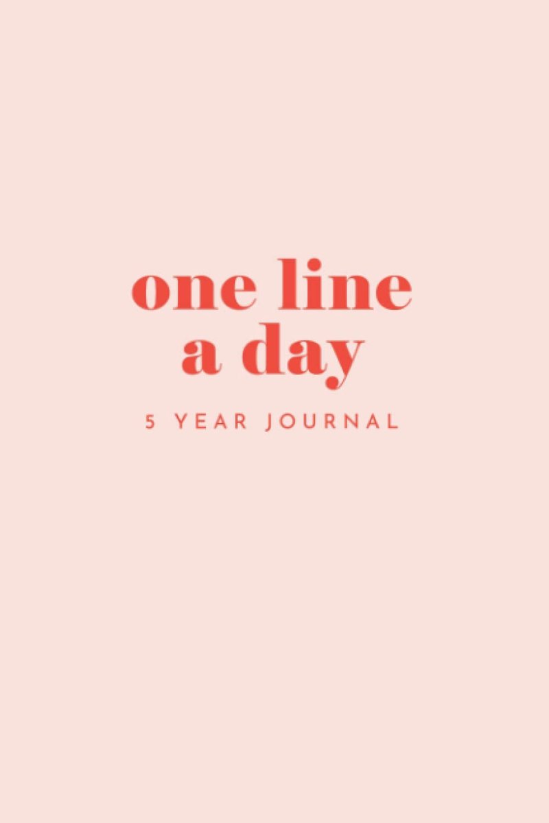 One line a day Journal: Five Year Journal and Memory Book. Yearly Daily 5 year diary. Complete each day in just 3 - ShopVlot