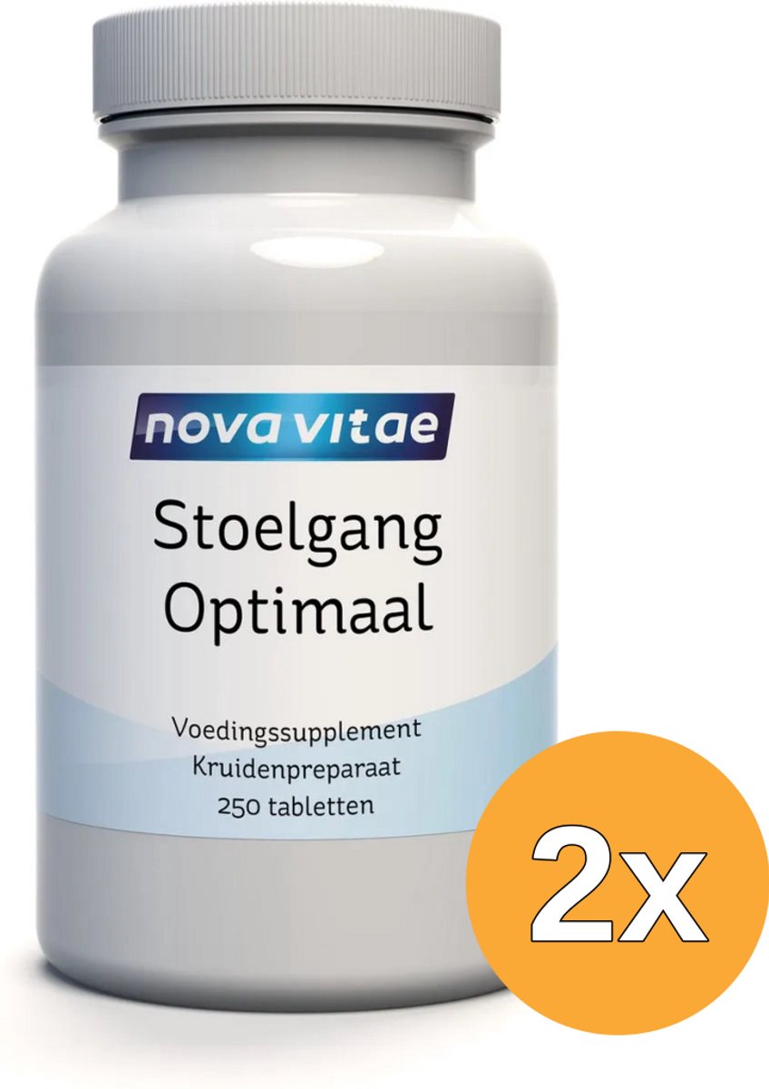 2x Nova Vitae Stoelgang Optimaal (250 tabletten)