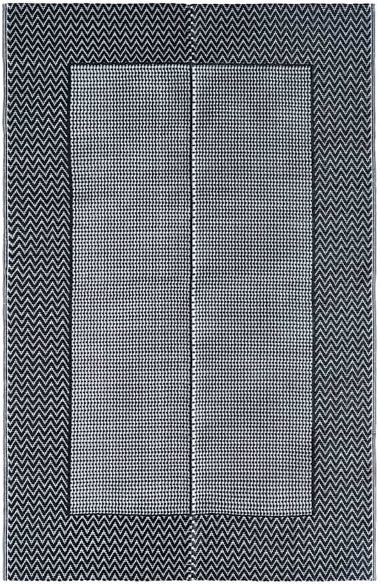 vidaXL - Buitenkleed - 160x230 - cm - PP - grijs van VidaXL — afbeelding 2