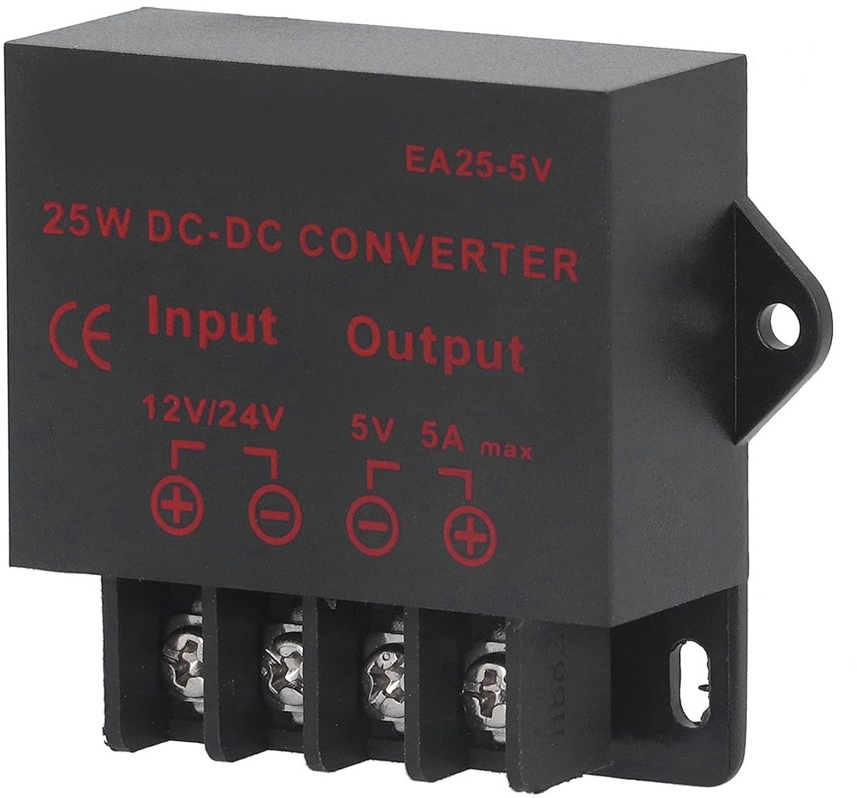 DC 12V 24V naar 5V 5A Spanning Converter - Voeding Reducer Regulator Transformer Module voor Professioneel Gebruik