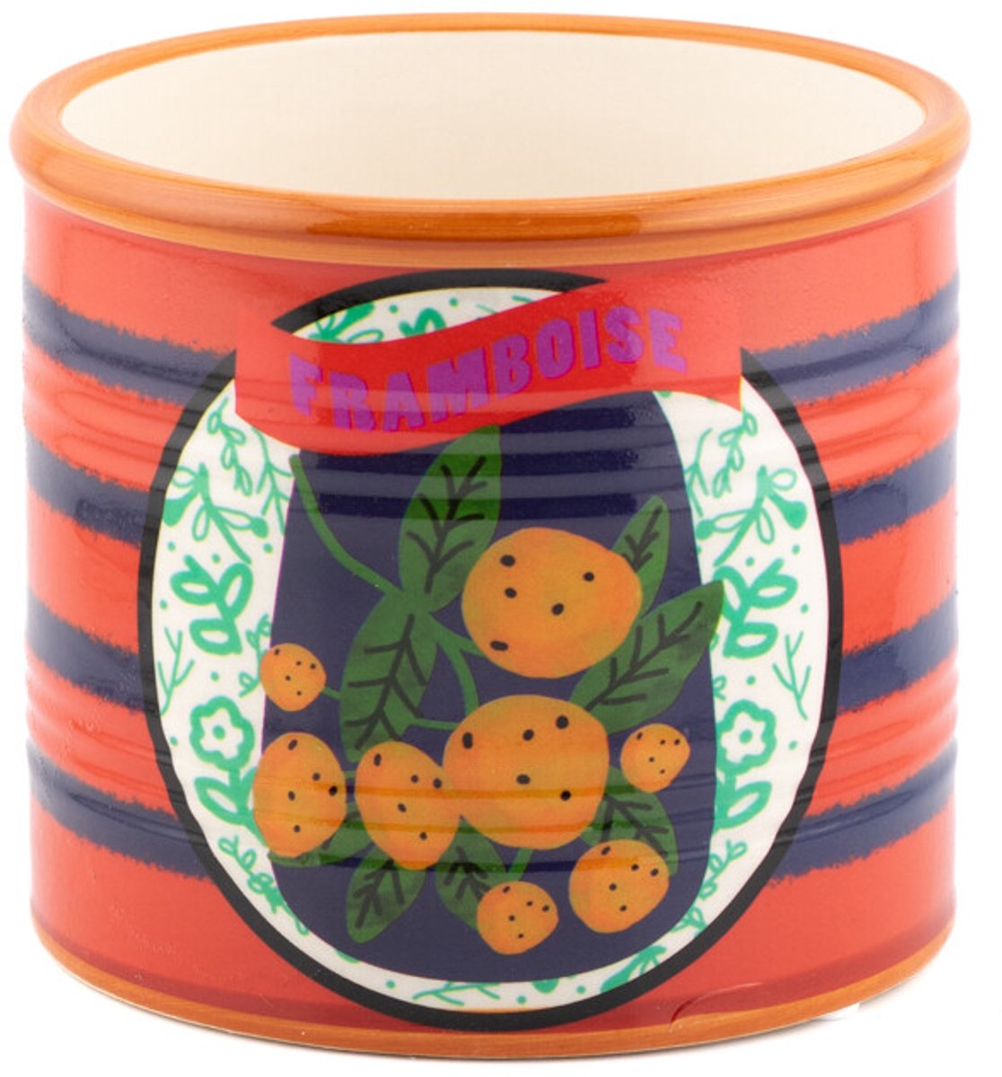 Aardewerk bloempot Framboos