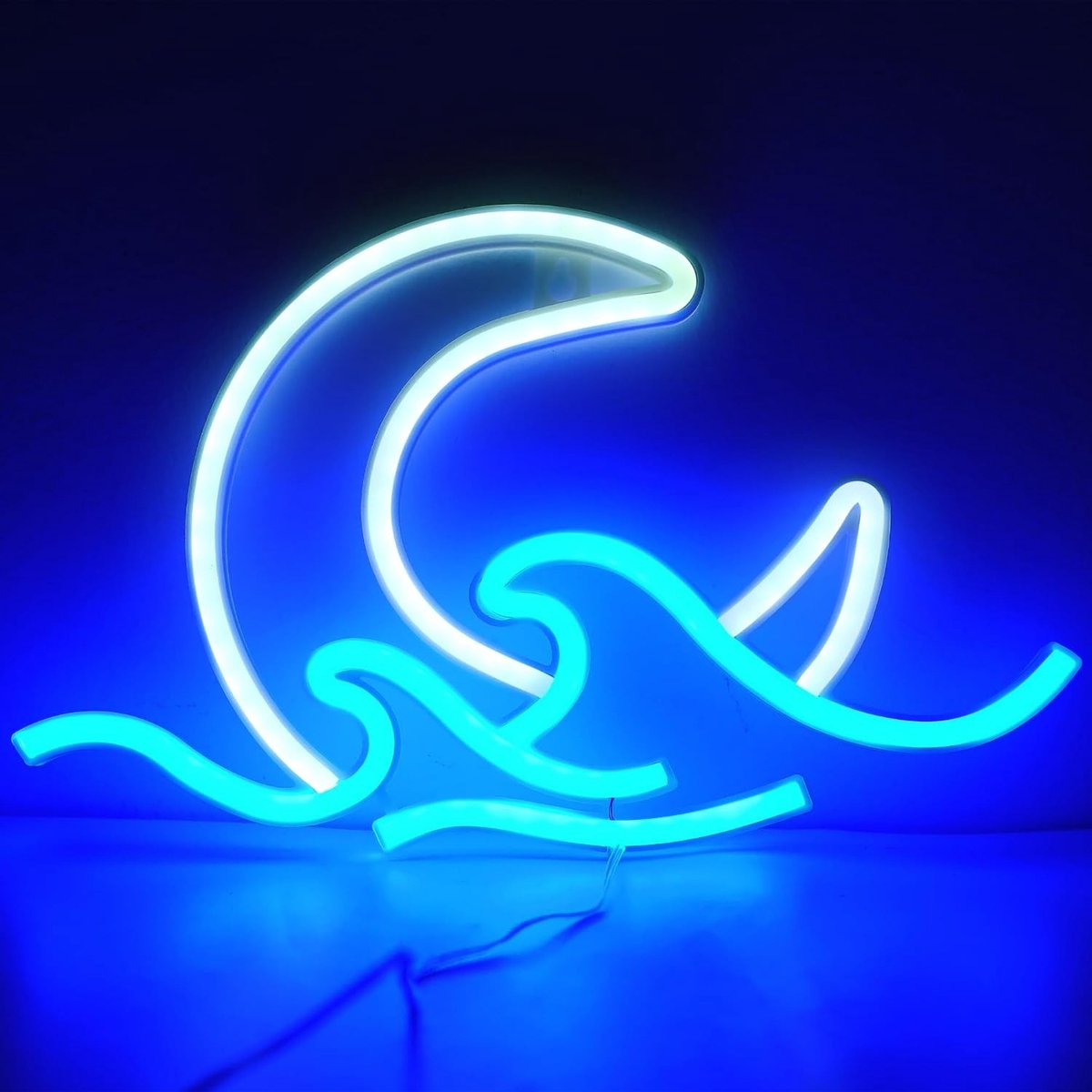 Neonbord - Zonsopgang Zonsondergang - 29,5 x 18 cm - LED-wandlamp voor Slaapkamer en Gaming