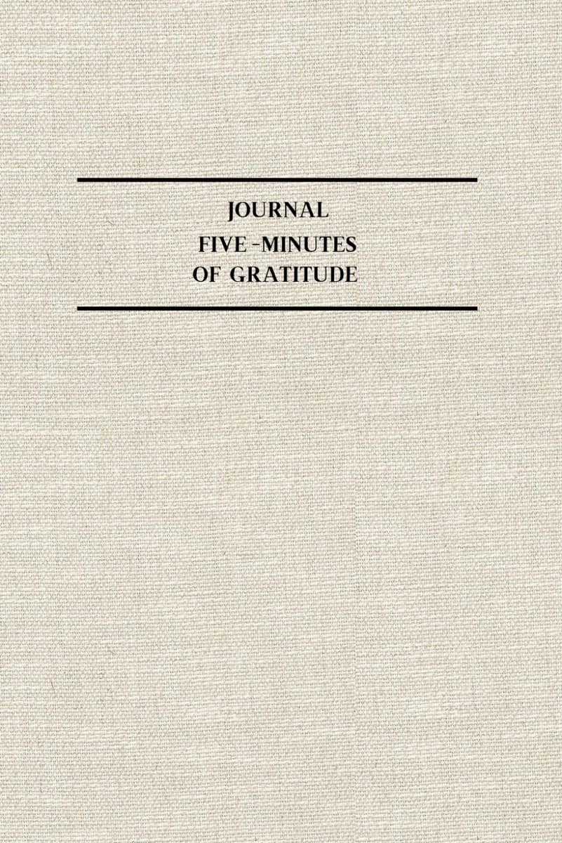 JOURNAL FIVE MINUTES OF GRATITUDE - ShopVlot
