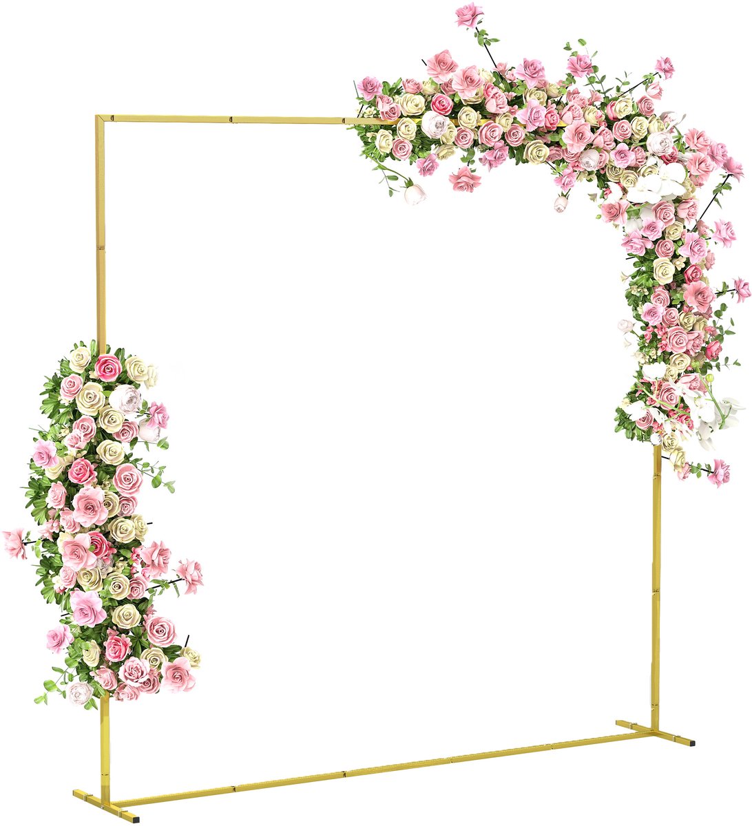 Outsunny Tuinboog - Metaal - 200x40x200cm - Goud