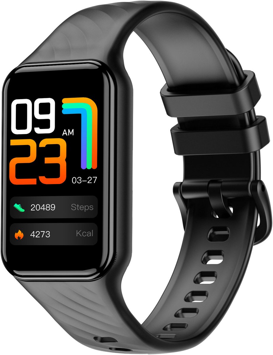 Blackview Sporthorloge - R10 - Smartwatch Stappenteller Horloge - Activity Tracker - Smartwatches Heren, Dames - Zwart