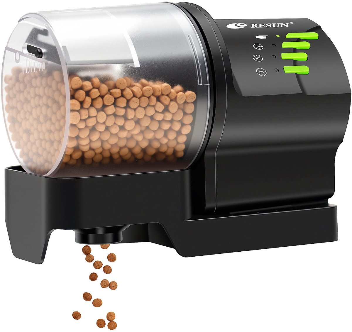 Ycozy Automatische Visvoeder voor Aquarium met Timer en Smart Feeders voor Goudvis/Koi/Schildpad - Resun AF2020 - ShopVlot