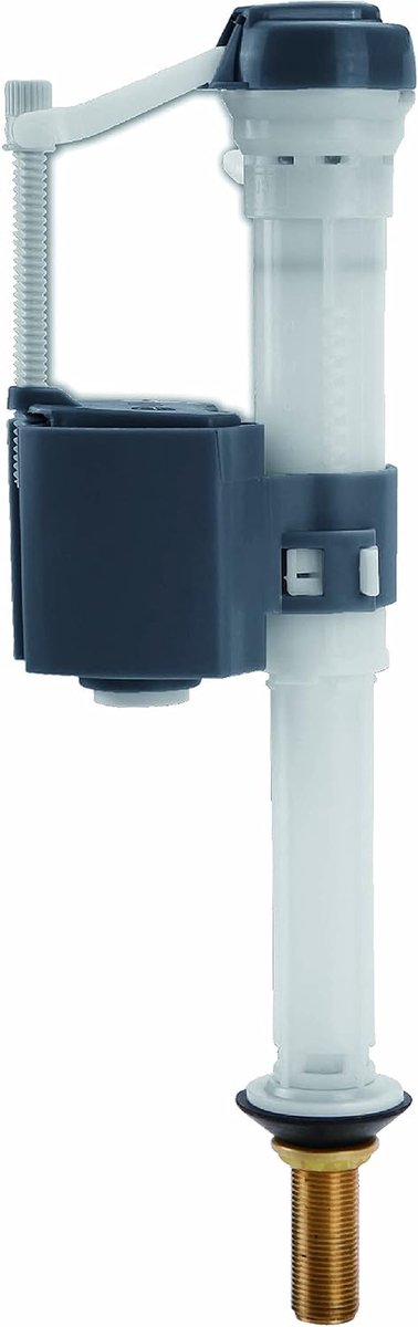 Vlotterkraan - Compact mechanisme - Toiletonderhoud - Universeel toepasbaar - 11 x 32 x 7 cm - Wit