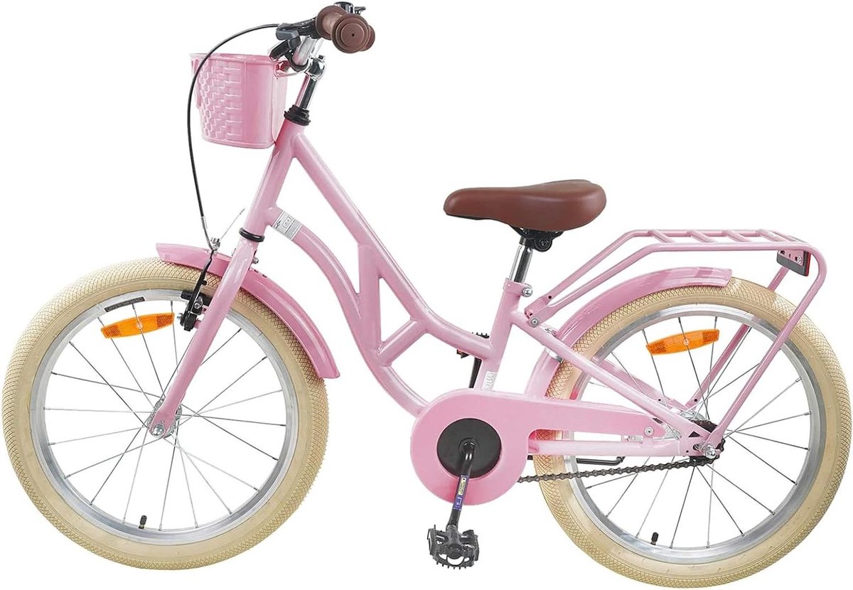 Kinderfiets sfiets sfiets Buiten Spelen Stevig Stalen Frame 24 inch Lichtroze