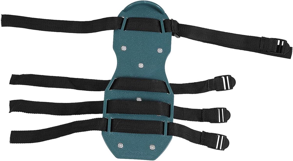 Gazonbeluchtersandalen - Graslucht schoenen - Gazononderhoud verbeteren - Verstelbare gespen - 32 x 15 x 6 cm - Groen en Zwart