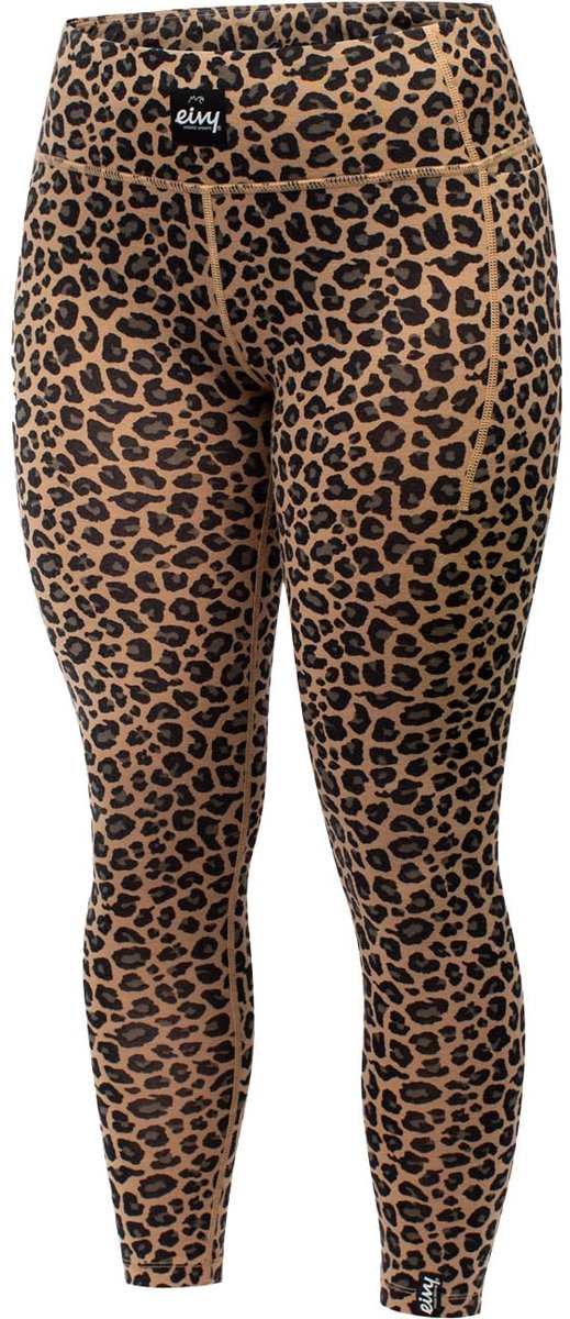EIVY Pocket Merino Wol Tights - Luipaard - XS