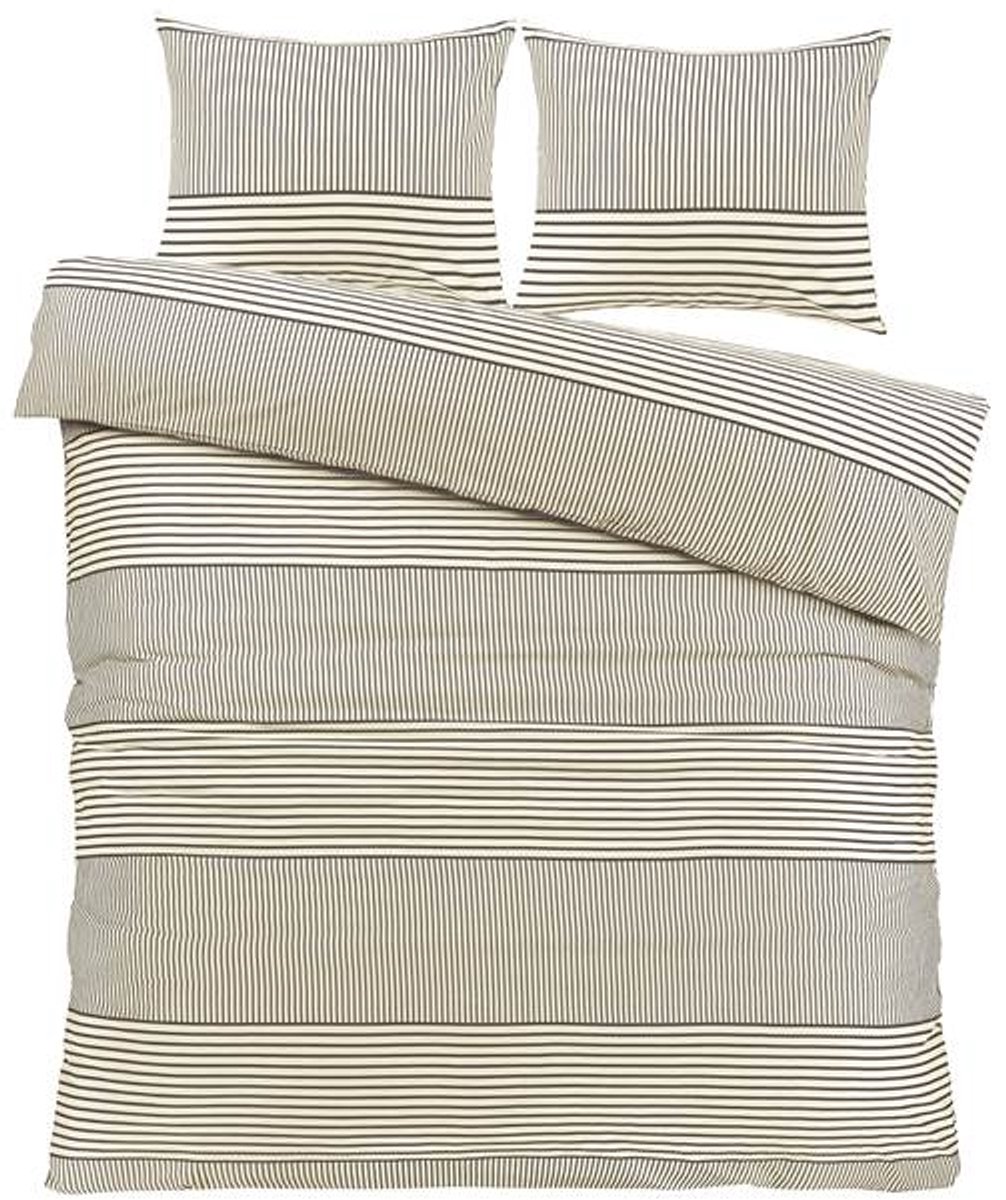 Day Dream Levi Dekbedovertrek - Tweepersoons - 200x200/220 cm - Antra