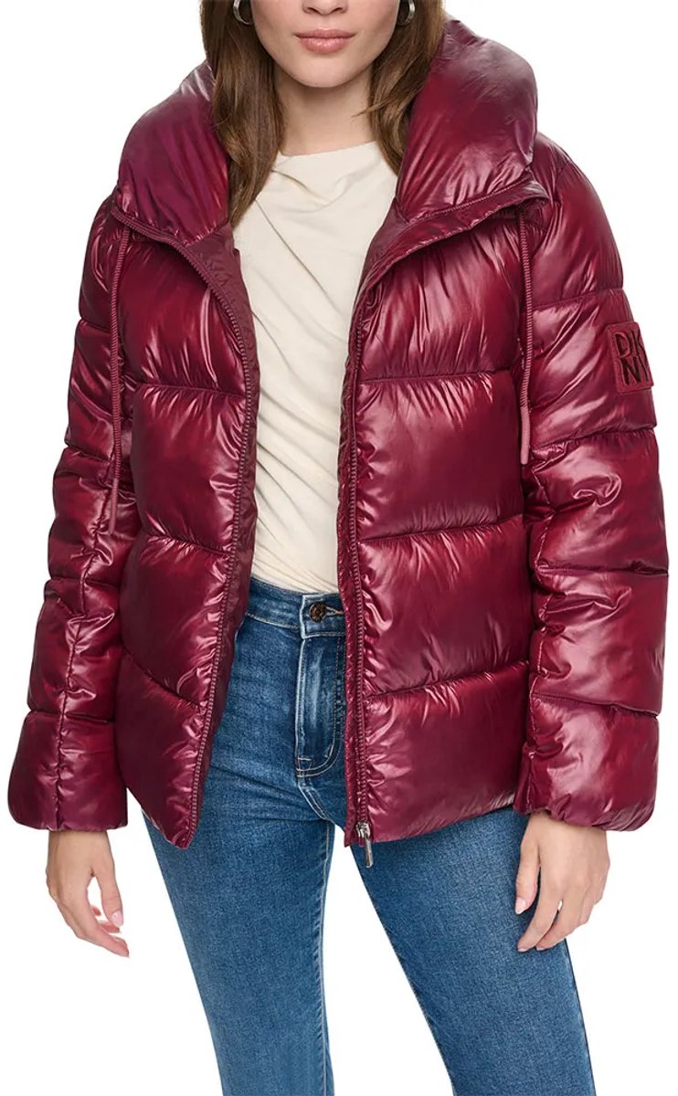 Dkny Dw4000364 Gewatteerde Jas Rood L Vrouw