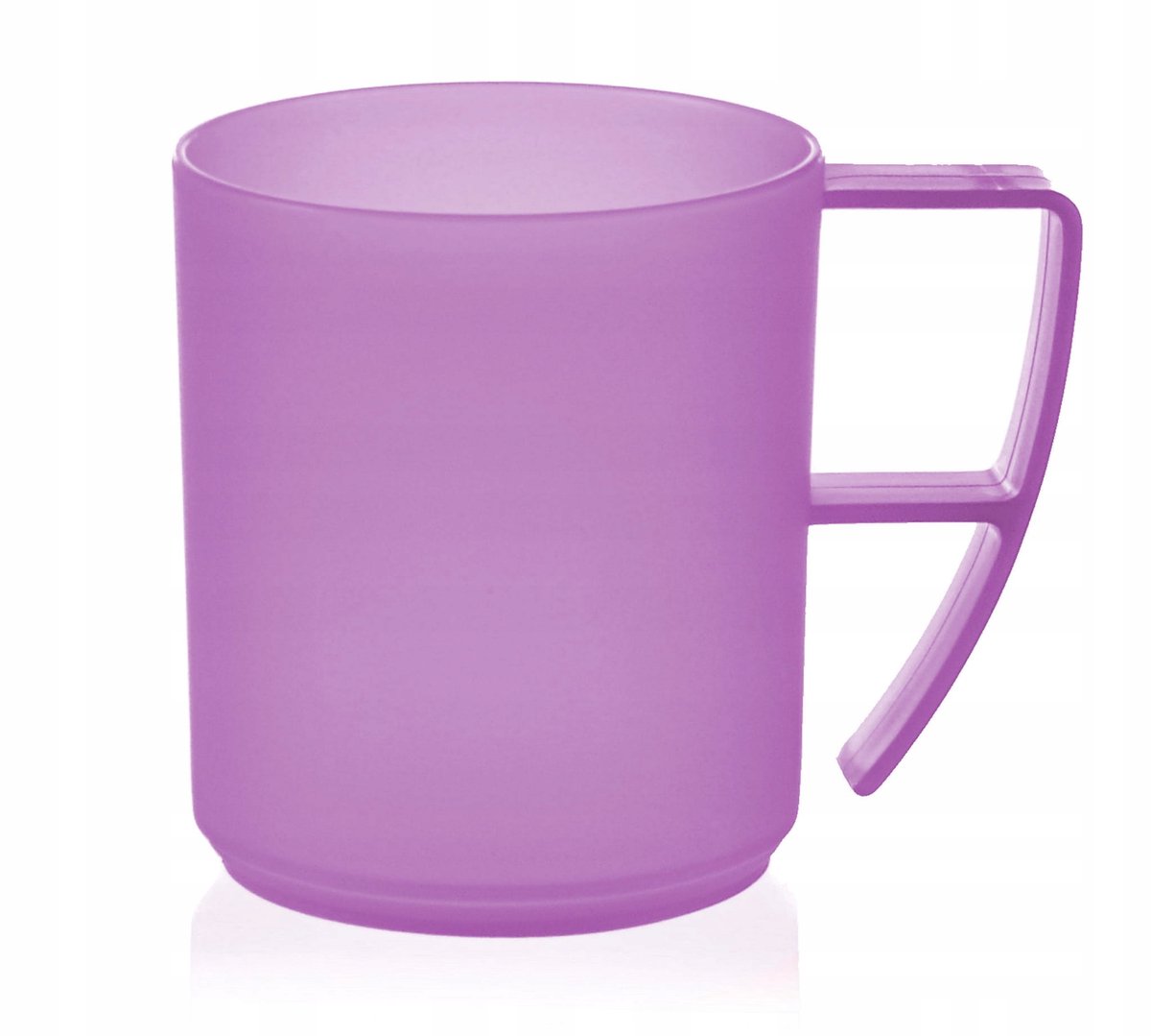 Kleurrijke Plastic Mok met Oor - 400ml - Vaatwasserbestendig