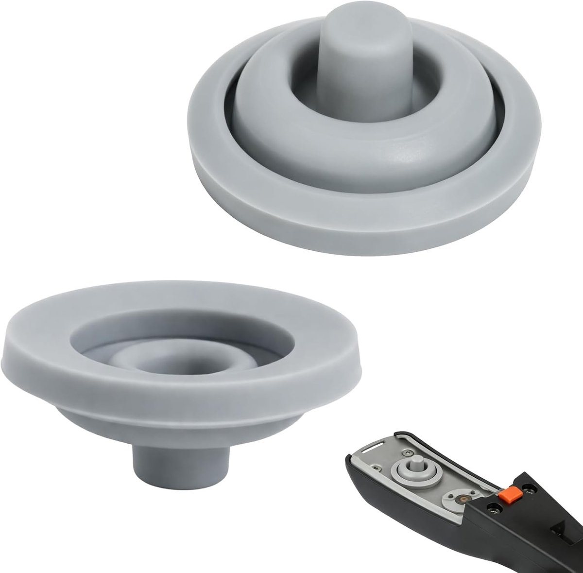 Set van 2 Kooksignaleringen, Vervangingsonderdelen voor Drukpan, Siliconen Seal voor Koken, Geschikt voor Perfect en Perfect Plus, Diameter 18 cm en 22 cm