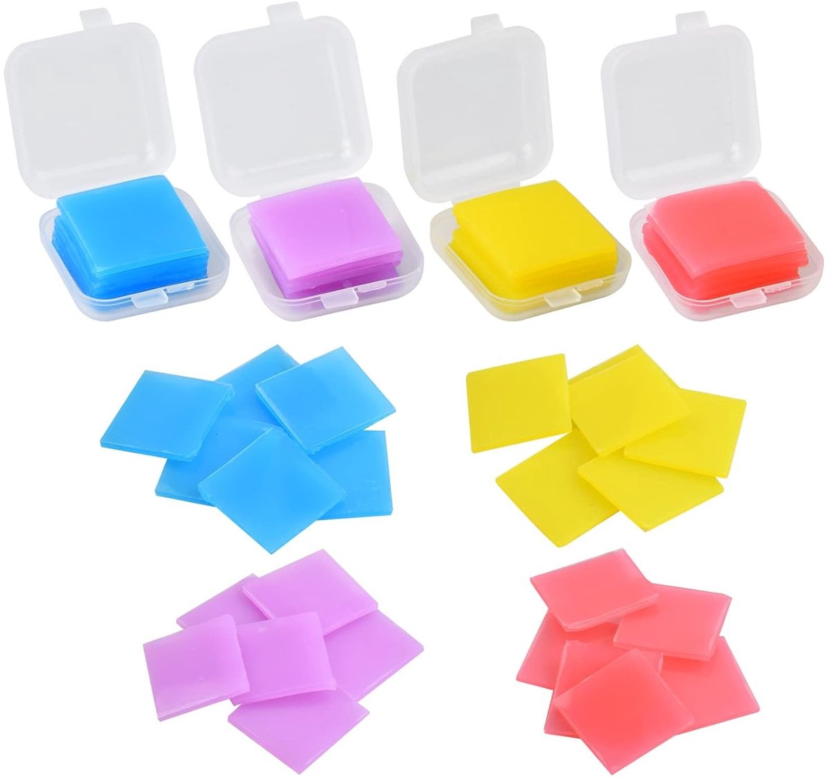 24-delige set voor diamant schilderen met pennen, lijm en kleurrijke wax - DIY schilderaccessoires met opbergdoos voor 5D borduurwerk