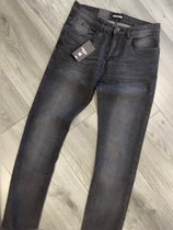 Indigo Denim - Heren Jeans - Antraciet - Indigo Denim - Lengte 32