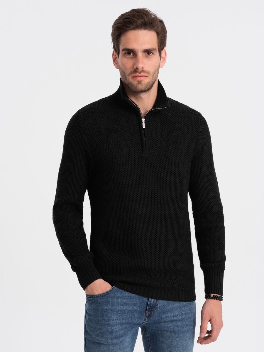 Italian Style - Joupper - Trui Heren - Zwart - Style-Italie