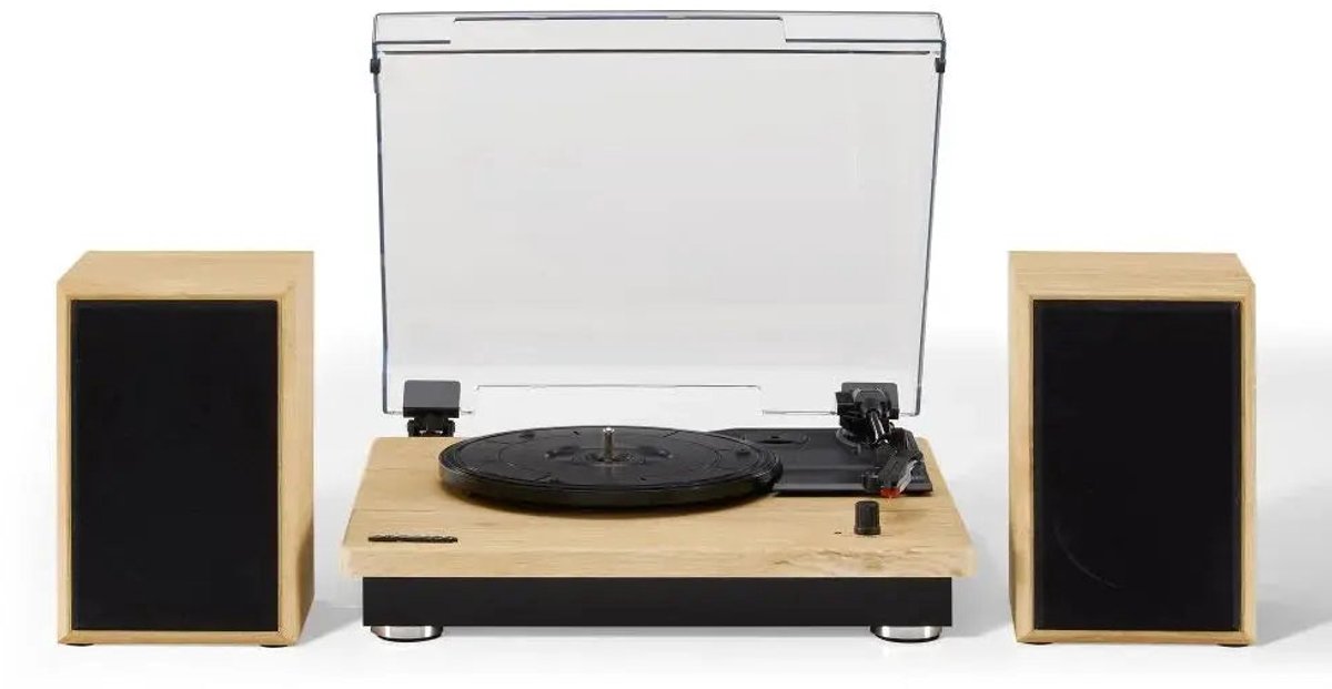 Crosley Brio - Platenspeler met speakers - Naturel
