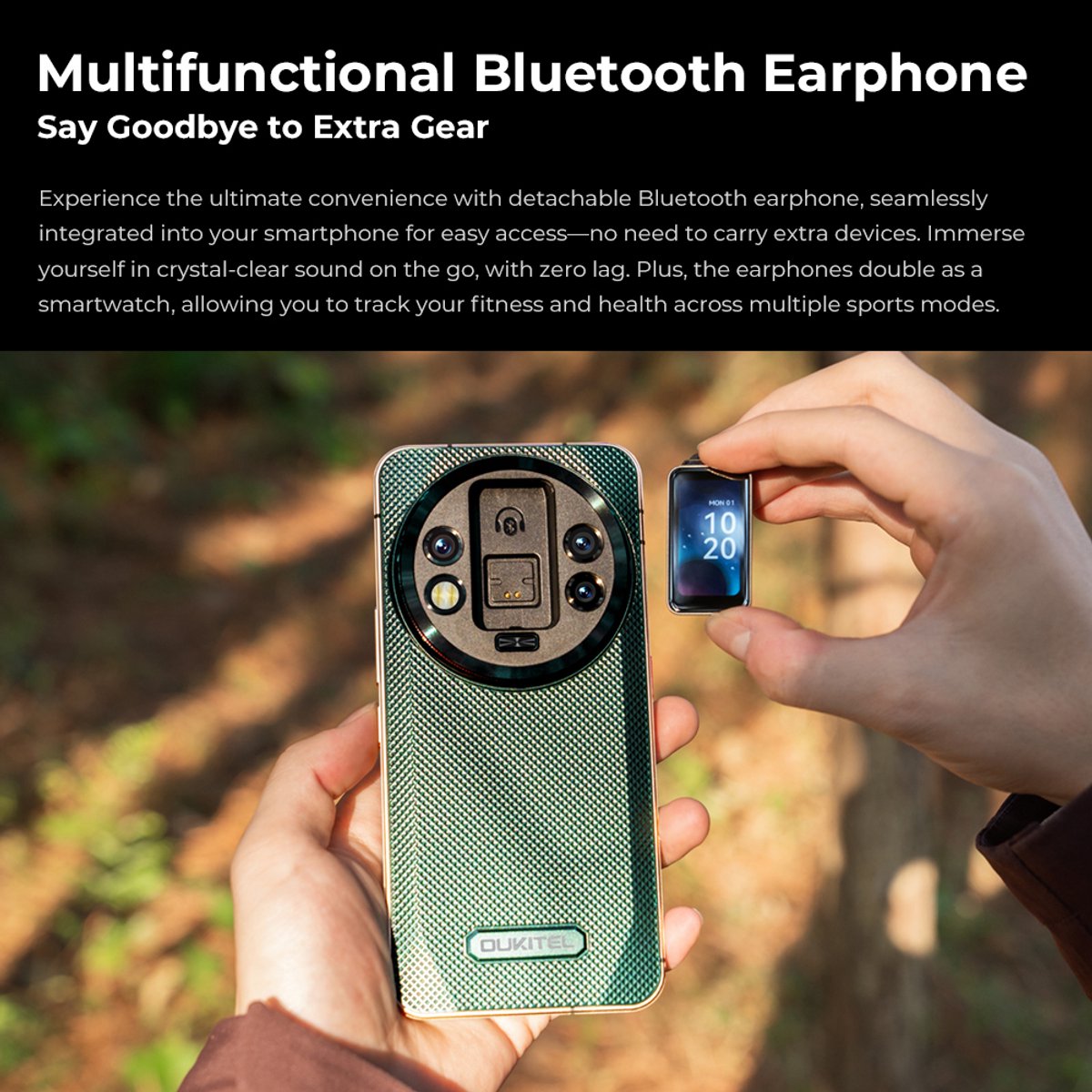Robuuste Smartphone Groen - 8800 mAh Accu - 6.7 Inch IPS Scherm - Android 15 - 108 MP Camera - Dual SIM Mobiele Telefoon