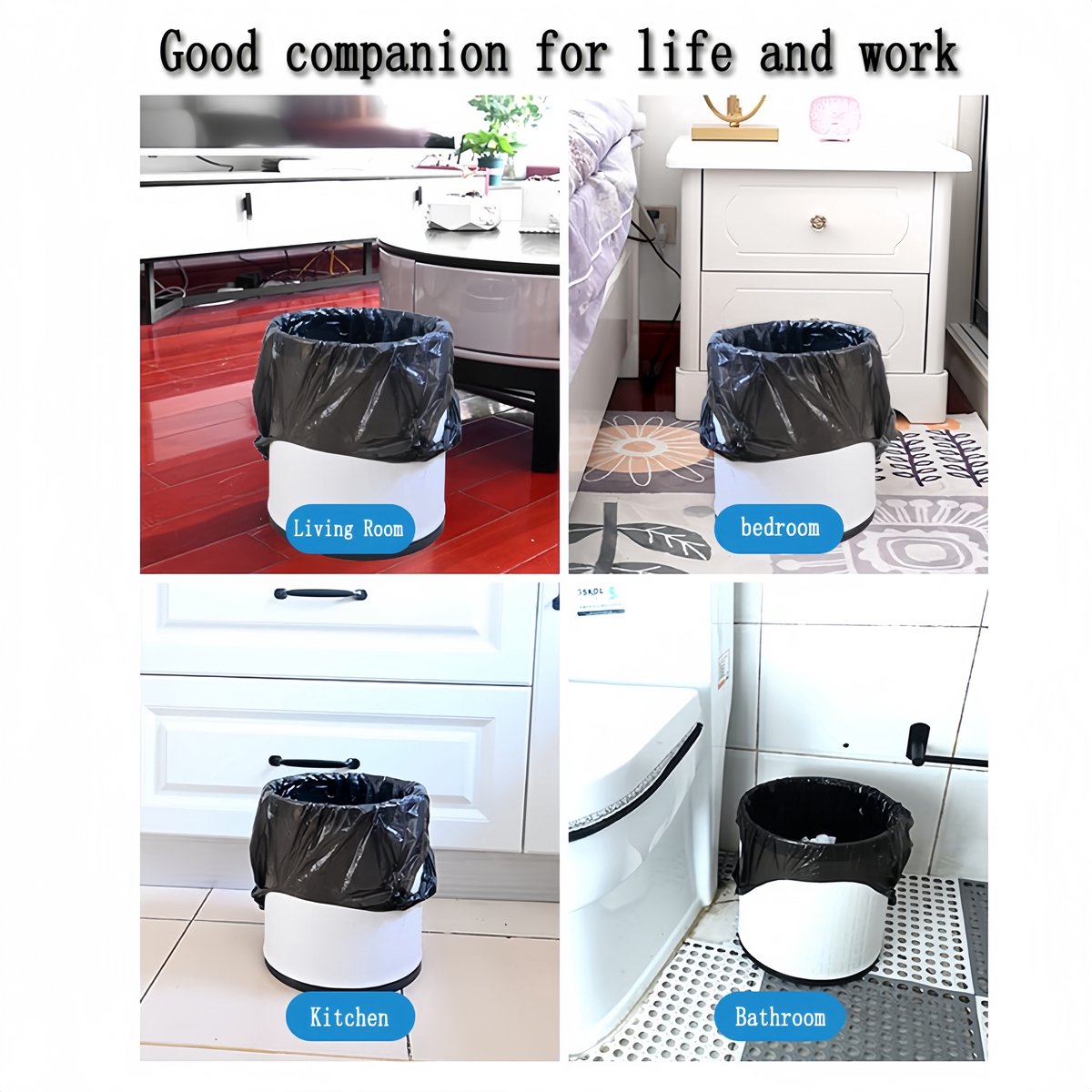 10 rollen - afvalzakken - handvuilniszakken - handzame vuilniszakken in vestmodel - PE materiaal - 20 stuks per rol - 46 x 63 cm‑keuken, huishouden, badkamer, kantoor - transparant