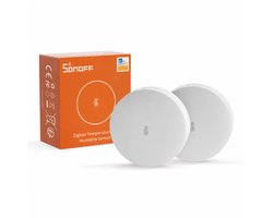 SONOFF SNZB-02P(2 Stuck) ZigBee 3.0 slimme temperatuur- en vochtigheidssensor, voor bewaking op afstand en domotica, ZigBee Hub vereist, compatibel met Alexa/Google Home/Smartthings