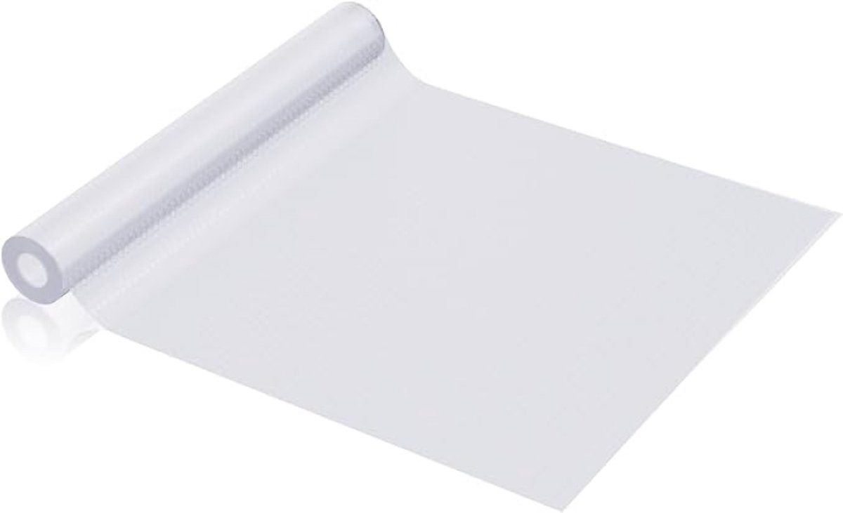 Arvion lademat antislipmat transparant 30 x 200 cm, 4 rollen, op maat te snijden voor keukenladen, kasten en planken