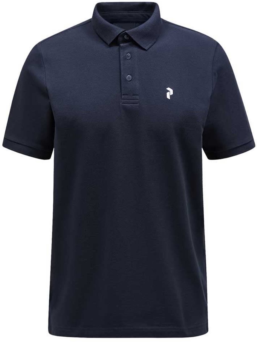 PEAK PERFORMANCE - M Classic Cotton Polo - s - Salute Blue