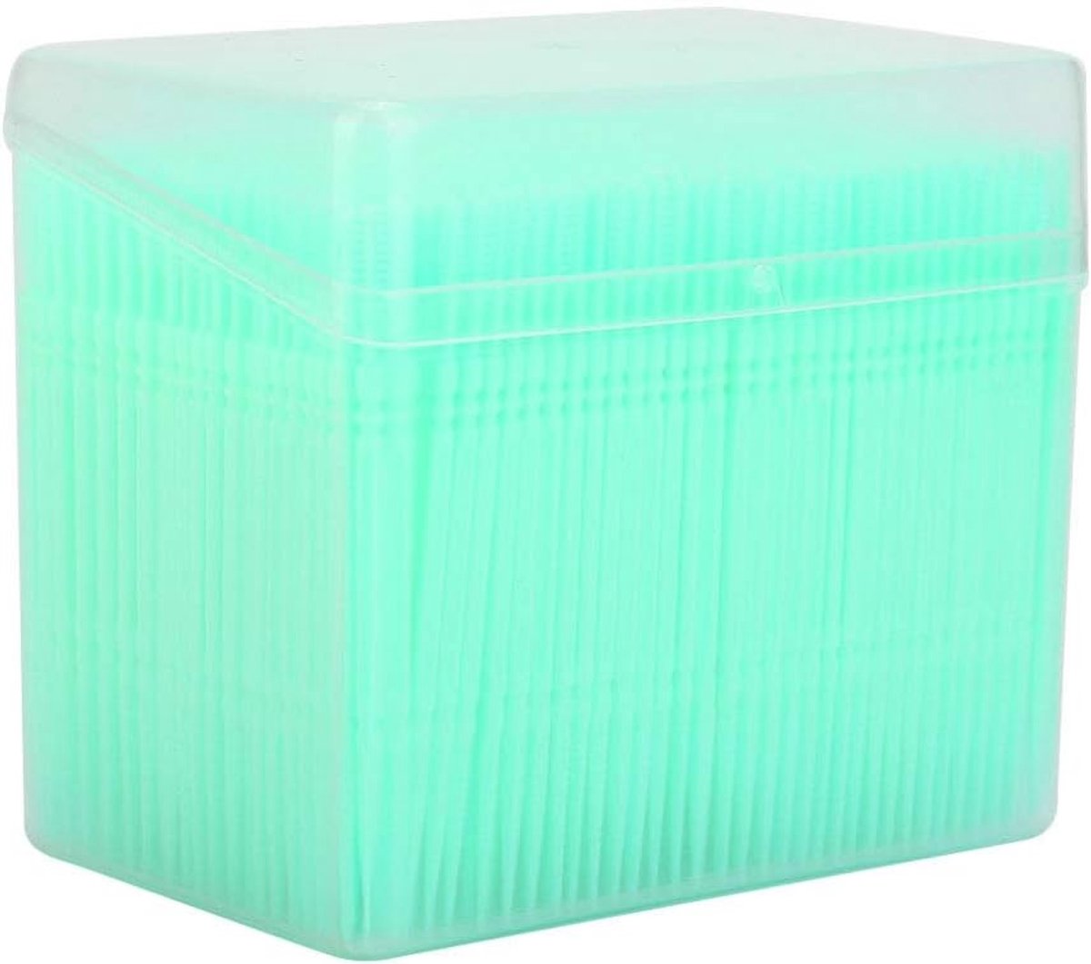 1100 Pcs Plastic Tandenstokers, Interdentale Borstel Picks in Clear Houders Veilige Stevige Tanden Stok Dubbele Kop - ShopVlot