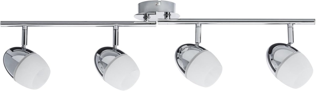 Spotlights Egg LED 4x4,2W chroom 230V metaal