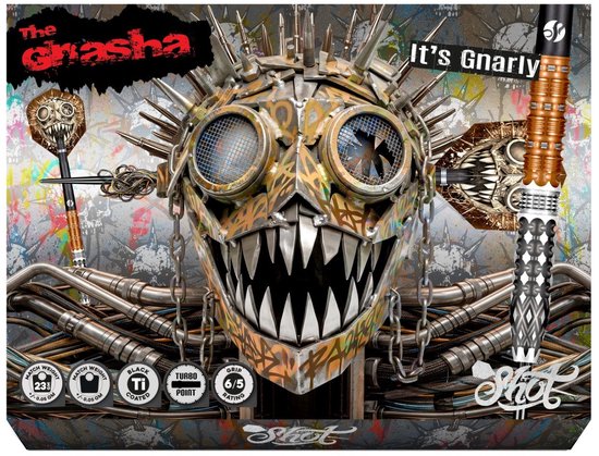 Shot Gnarly Gnasha Turbo Point 95% - Dartpijlen van Shot! — afbeelding 3