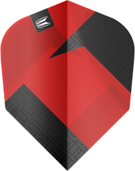 Target Tag 3 Set Black Red NO6 - Dart Flights van Target — afbeelding 4